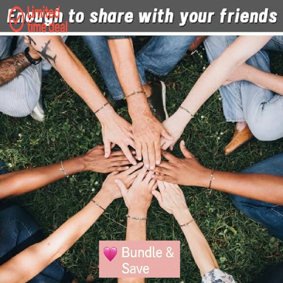 12 Pack Natural Stone Cross Stretch Bracelets, Christian Gifts for Women - Picture 4 of 8